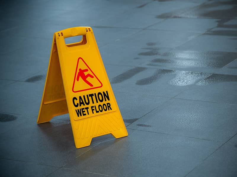 slip and fall on private property