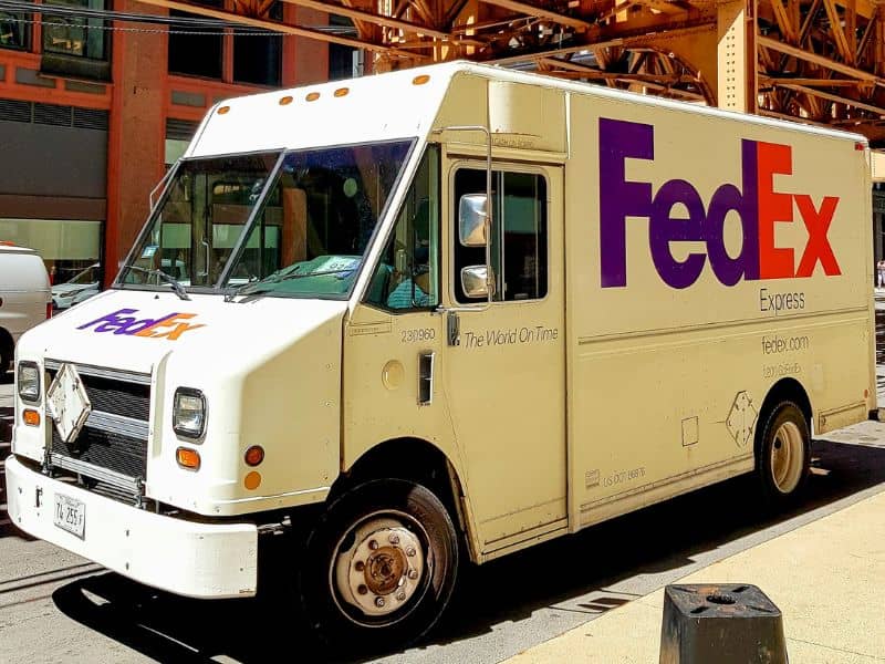 fedex truck accident